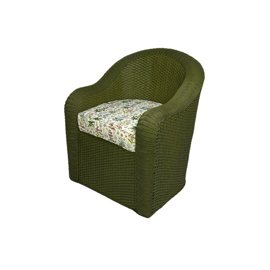 Mary Helen Chair in Meadow Multi White