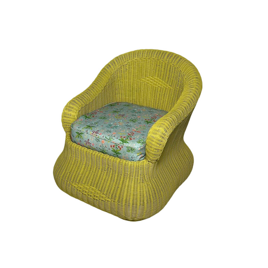 Amos Chair in Meadow Multi House Blue