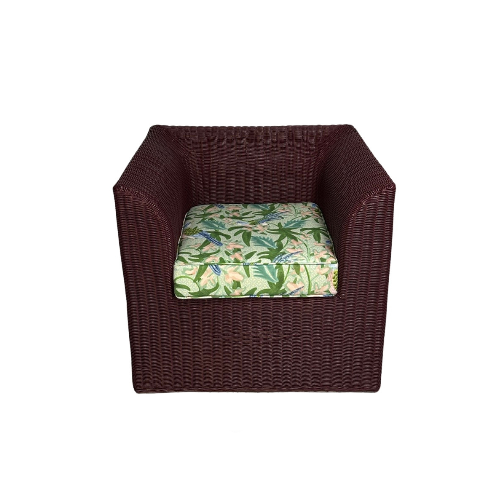 Missy Occasional Chair in Sparrow Blue/Green