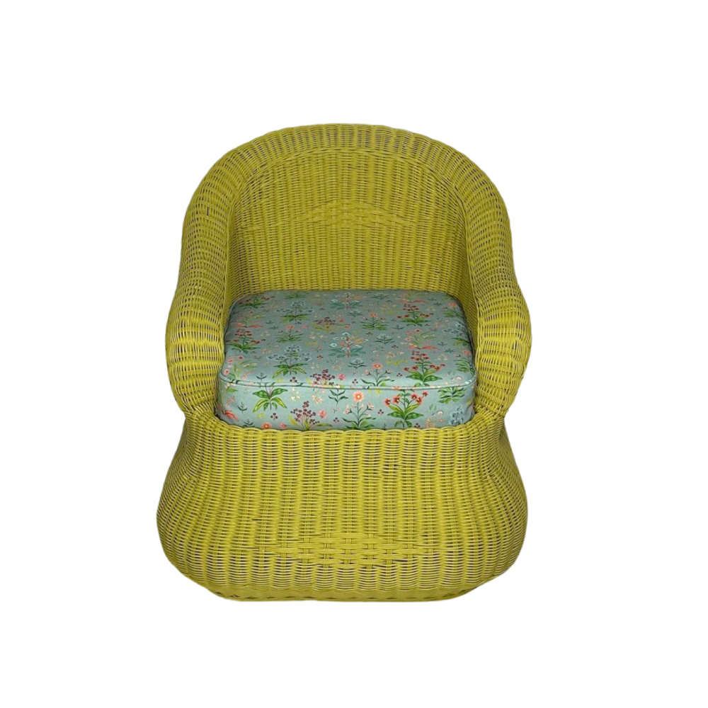 Amos Chair in Meadow Multi House Blue