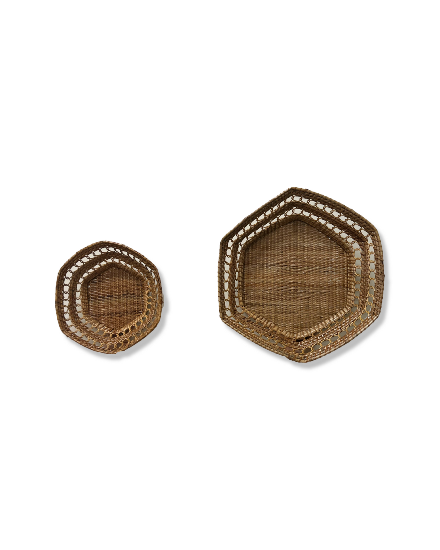 Hexagonal Woven Basket